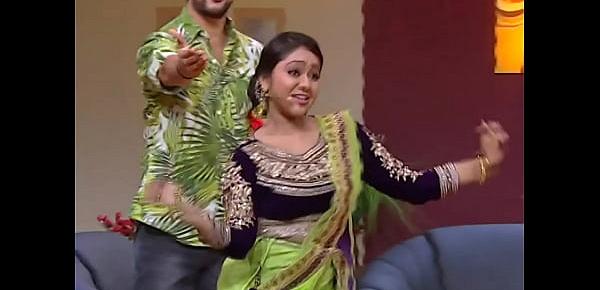  Mallu Serial Actress  Chandana Mazha Actress Megna Hot Dance
